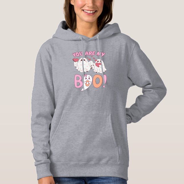 Du bist mein Boo, Niedliche Couple Ghost-Liebe Hoodie (Vorderseite)