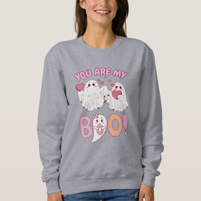 Du bist mein Boo, Niedliche Couple Ghost-Liebe Sweatshirt (Vorderseite)