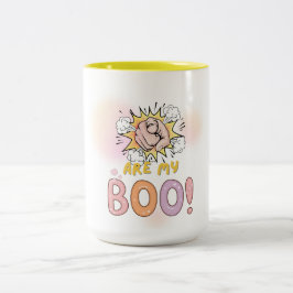 Du bist mein Boo - Niedlicher Geist Hallo Zweifarbige Tasse