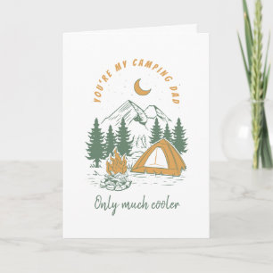 Du bist mein Camping Vater Funny Vatertag Card Einladung