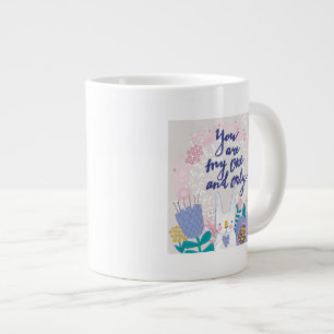Du bist mein Einziger und Einziger Jumbo-Tasse
