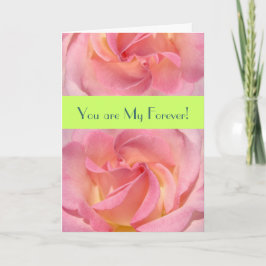 Du bist mein ewig! Karte Glücklicher Valentinstag