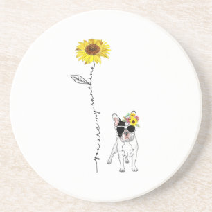 Du bist mein Französisch-Bulldogge-Geschenk Getränkeuntersetzer