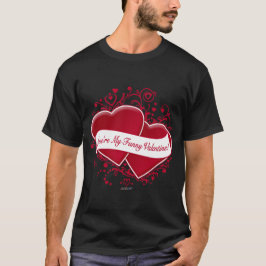 Du bist mein Funny Valentine! Rote Herzen T-Shirt