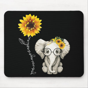 Du bist mein Geschenk für die Sonnenblume Hippie-S Mousepad