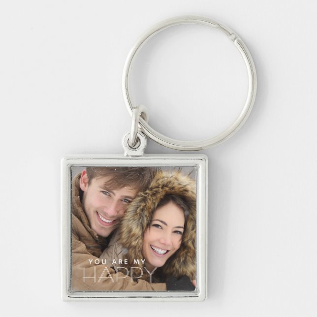 Du bist mein Glück Schlüsselanhänger (Vorne)