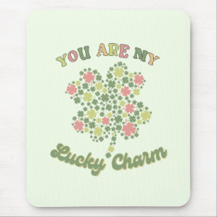 Du bist mein glücklicher Charm Mousepad
