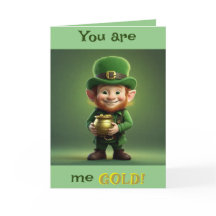 Du bist mein Gold St. Patrick's Day Karte