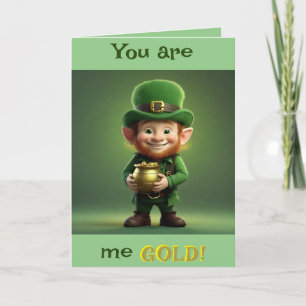 Du bist mein Gold St. Patrick's Day Karte