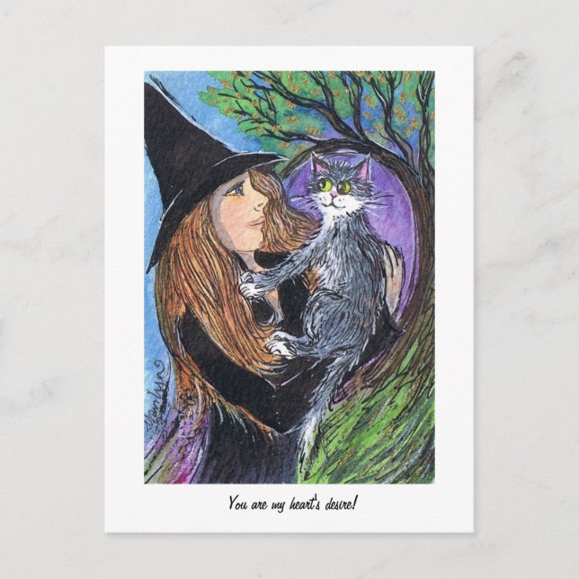 Du bist mein Herzenswunsch! Postkarte (Vorderseite)