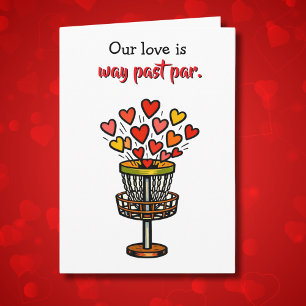 Du bist mein Hole in One zum Valentinstag Disc G Karte