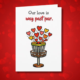 Du bist mein Hole in One zum Valentinstag | Disc G Karte