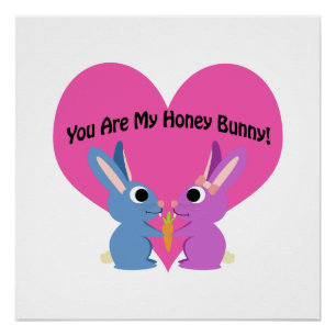 Du bist mein Honey Bunny! Poster