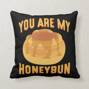Du bist mein Honeybun Niedlich Food Lover Couple Kissen