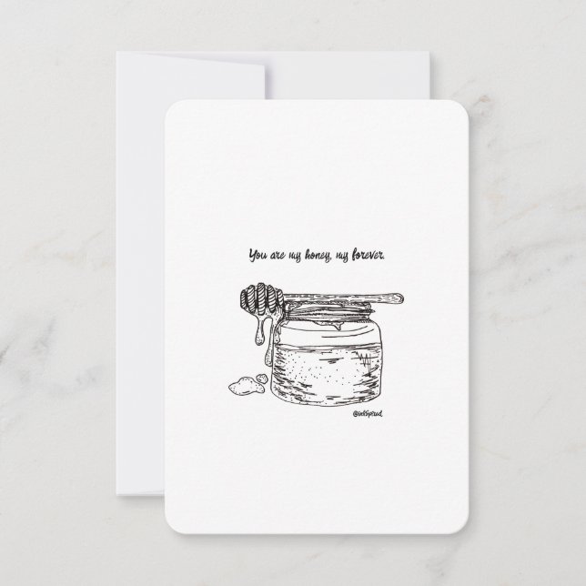 Du bist mein Honig, mein ewig, ich Liebe dich, ich (Vorderseite)