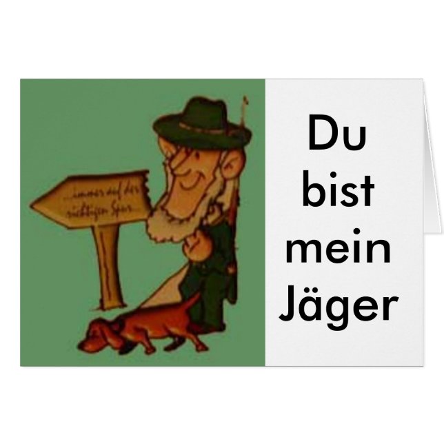 Du Bist mein Jäger (Vorderseite (Horizontal))