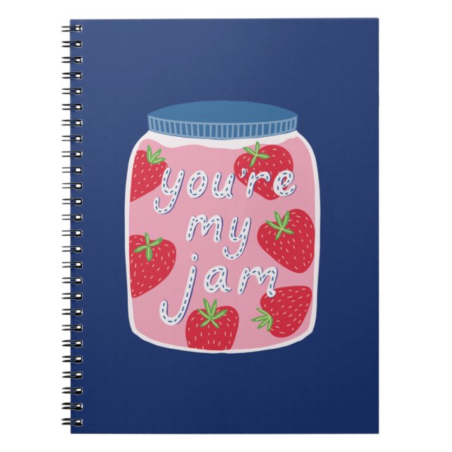 Du bist mein Jam Spiral Notebook / Journal Notizblock (Vorderseite)