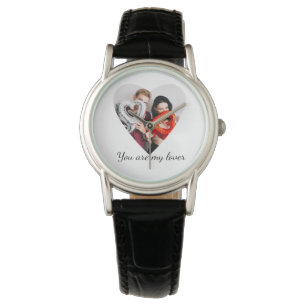 Du bist mein Liebhaber – Romantisches Herzdesign Armbanduhr