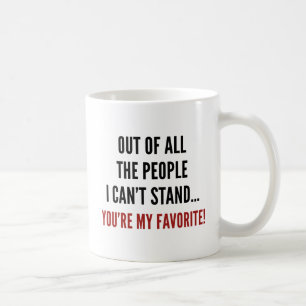 Du bist mein Liebling Kaffeetasse