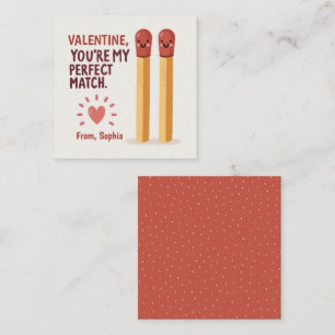 Du bist mein perfektes Spiel Niedlich Valentinstag Mitteilungskarte