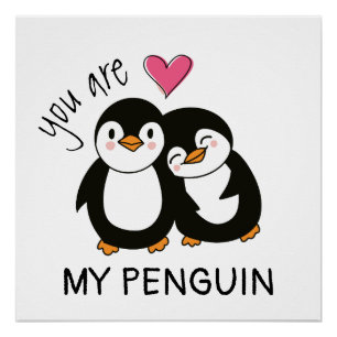 Du bist mein Pinguin Poster