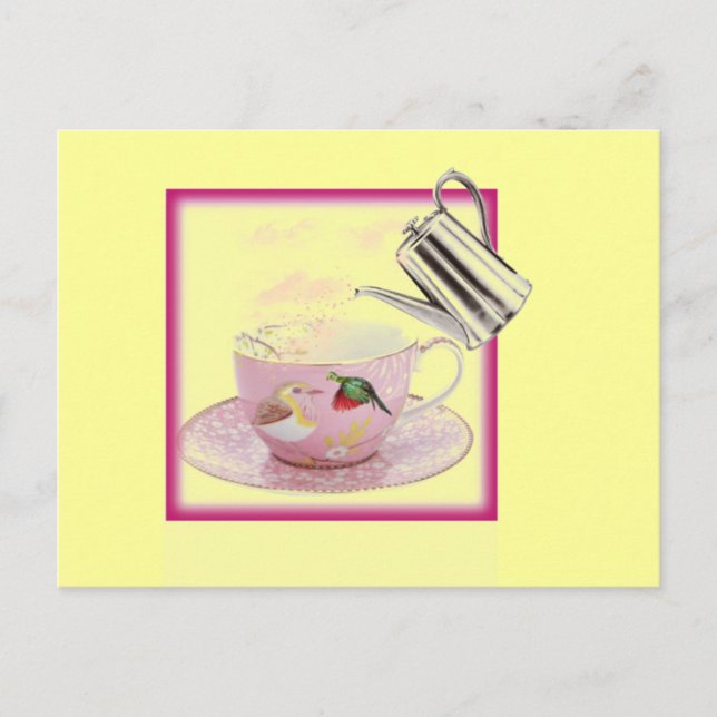 Du bist mein Pokal der Postkarte für Tee (Vorderseite)