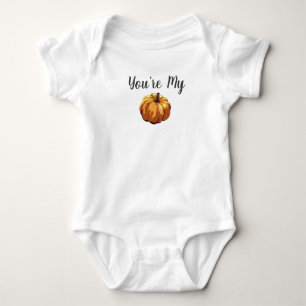 Du bist mein Pumpkin Autumn Baby Strampler