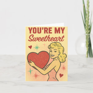 Du bist mein Schatz zum Valentinstag Karte