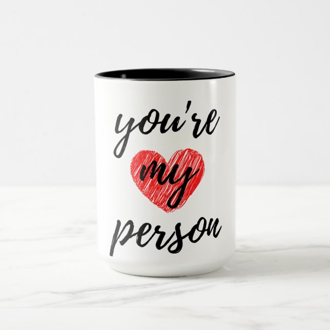 Du bist mein schwarzer Mensch Tasse (Zentrum)