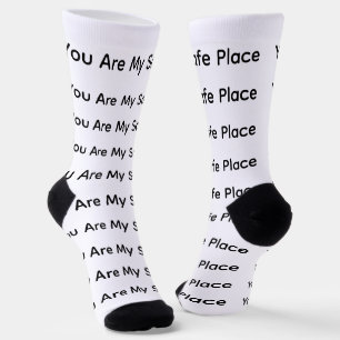 Du bist mein sicherer Ort Cozy Quote Socken