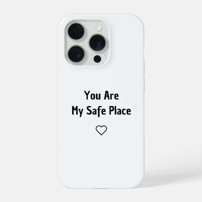 Du bist mein sicherer Ort Handyhülle iPhone Hülle (Rückseite)