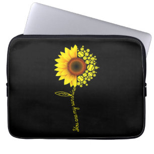 Du bist mein Sonnenblumen-Softball Laptopschutzhülle