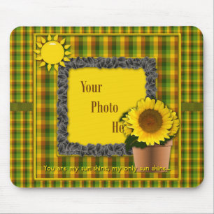 Du bist mein Sonnenblumenmousepad Mousepad