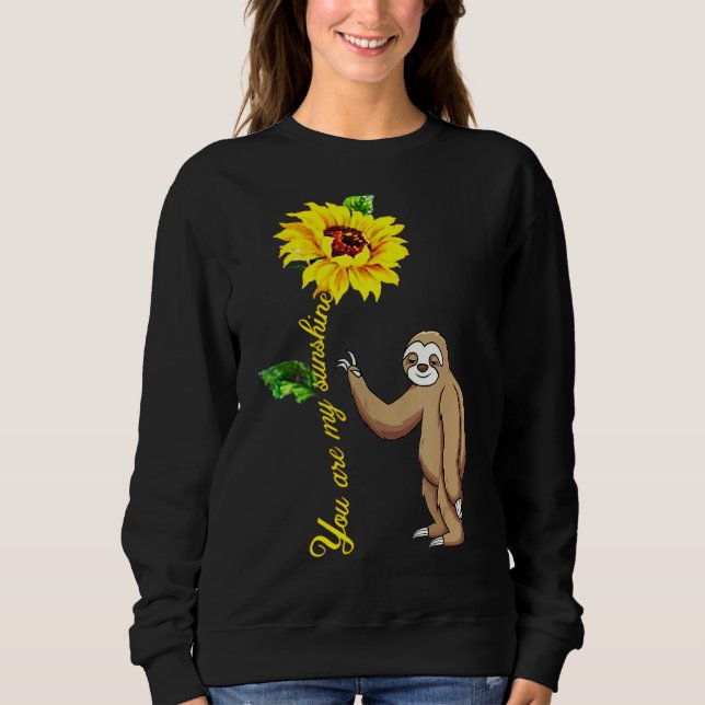 Du bist mein Sonnenblumentier Sweatshirt (Vorderseite)