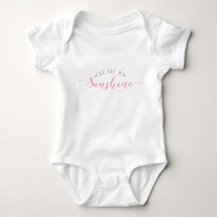 Du bist mein sonnendurchfluteter Baby-Ramper-Anzug Baby Strampler