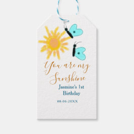 Du bist mein sonnengelber, orangefarbener Sonnenbl Geschenkanhänger