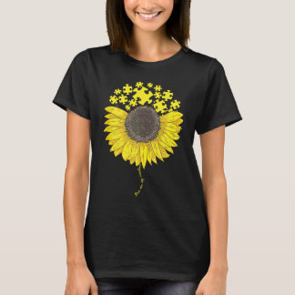 Du bist mein Sonnenschein Autismus Puzzle Sonnenbl T-Shirt