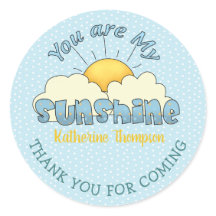 Du bist mein Sonnenschein Baby Boy Shower