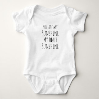 Du bist mein Sonnenschein Baby Strampler
