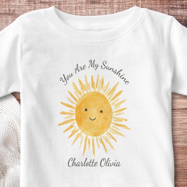 Du bist mein Sonnenschein Baby T-shirt (Von Creator hochgeladen)