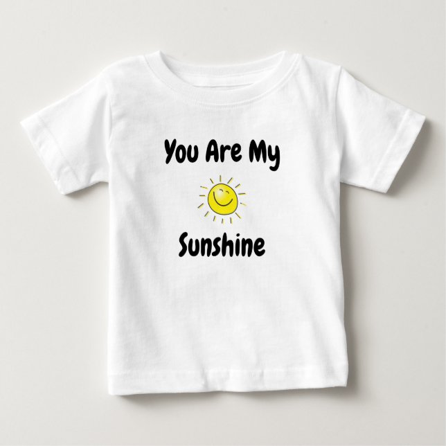 Du bist mein Sonnenschein Baby T-shirt (Vorderseite)