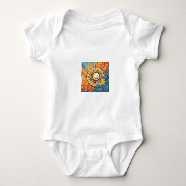 Du bist mein Sonnenschein-Design Baby Strampler (Vorderseite)