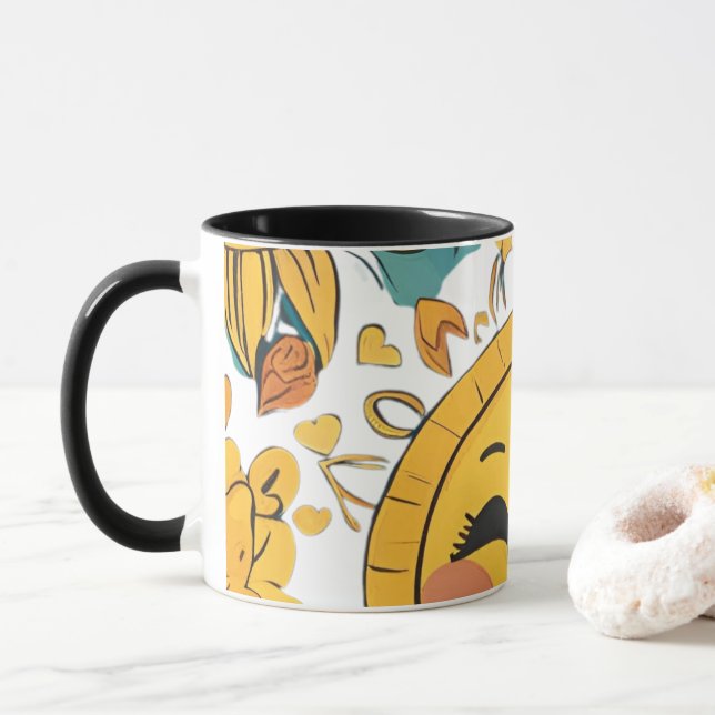 Du bist mein Sonnenschein-Design Tasse (Mit Donut)