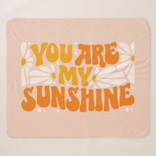 Du Bist Mein Sonnenschein Groovy Grafik Sherpadecke