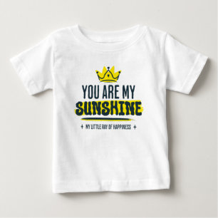 Du bist mein Sonnenschein Hübsches Inspirierendes Baby T-shirt
