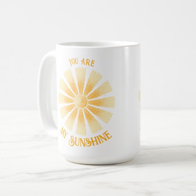 Du bist mein Sonnenschein Kaffeetasse (Vorderseite Links)