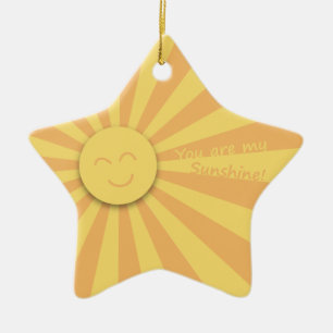 Du bist mein Sonnenschein! Keramikornament