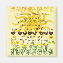 Du bist mein Sonnenschein.