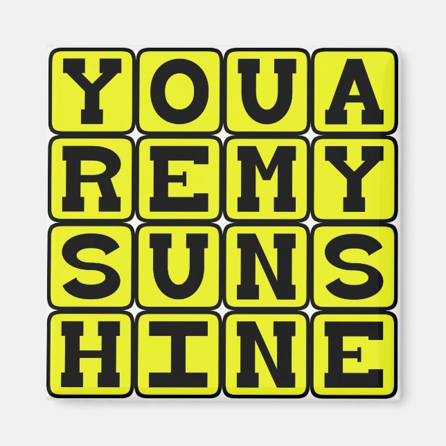 Du bist mein Sonnenschein, mein romantischer Stand Magnet (Vorne)