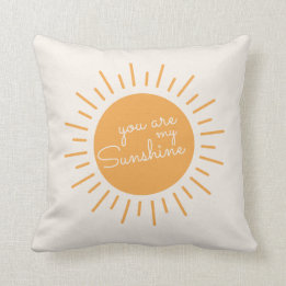 Du bist mein Sonnenschein | Niedlich Boho Yellow Kissen